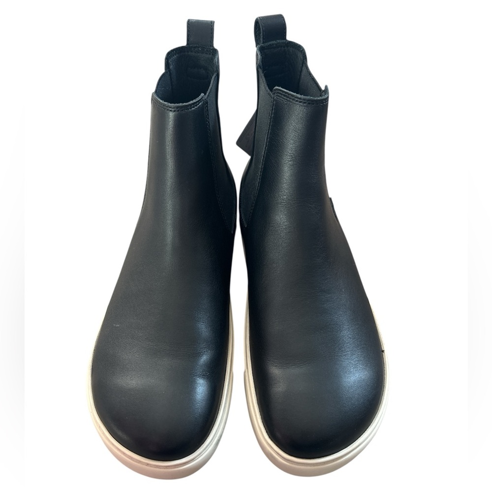 41N Birkenstock Bend Chelsea Boots Black Leather NWT - Picture 2 of 12